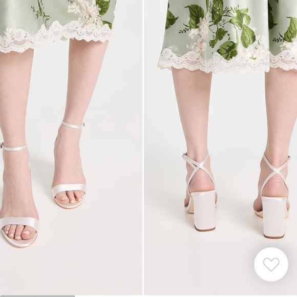 Loeffler Randall Malia White Curved-Heel Sandal 6.5 - Picture 3 of 7